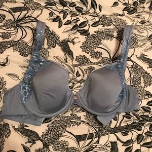 Natori Boa Full Fit Contour Bra Blue 32C